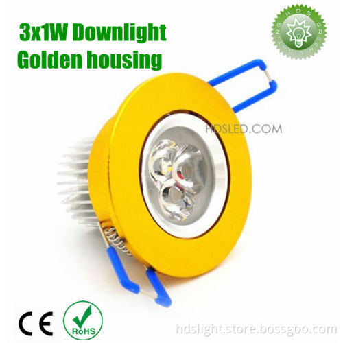 NO UV Radiation 3w led downlight bulbs